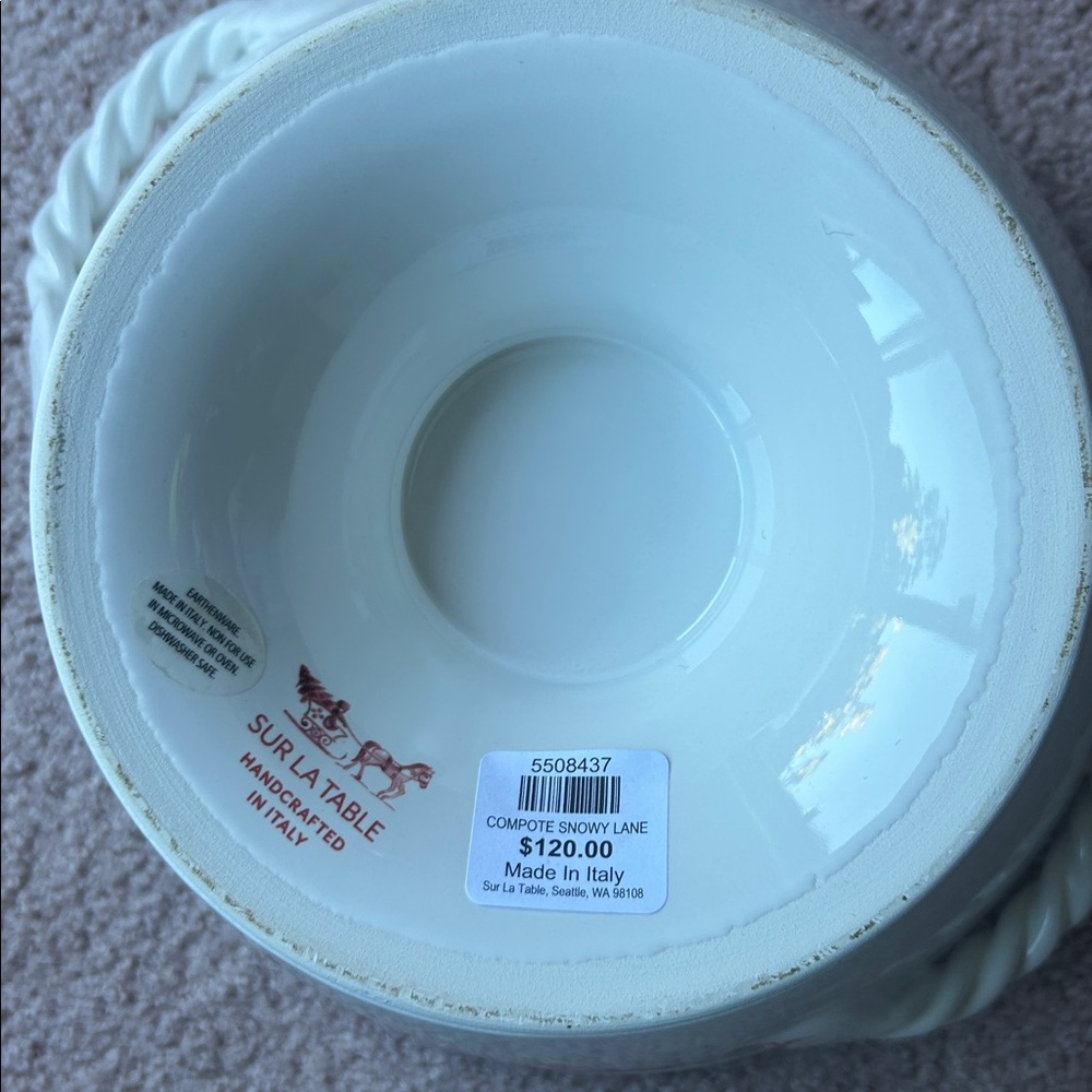 NWT. Sur La Table Italian Large Christmas Themed Serving Dish.
Piece 2. - Picture 6 of 7